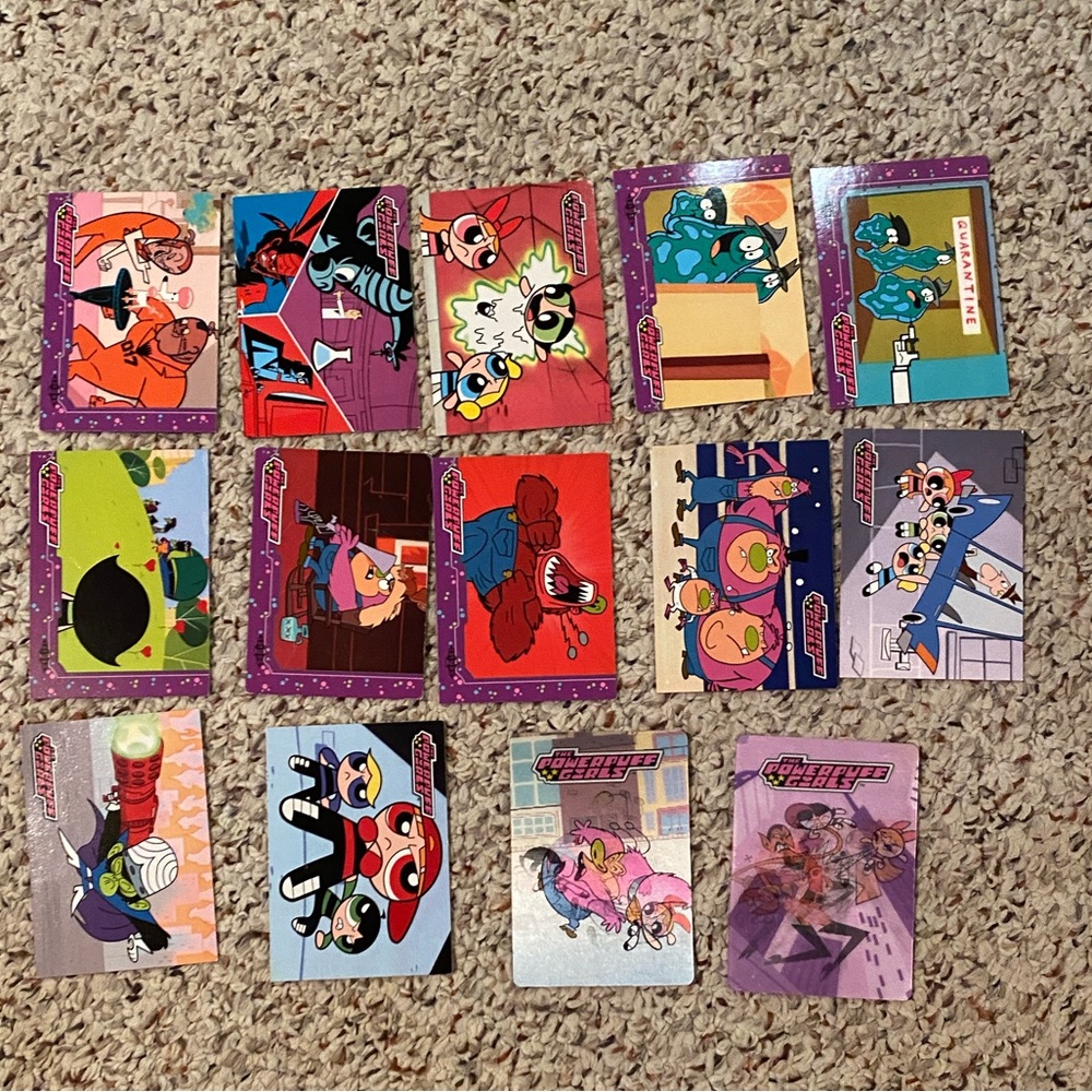 Powerpuff Girl trading cards